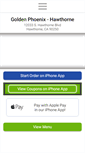 Mobile Screenshot of goldenphoenixhawthorne.com